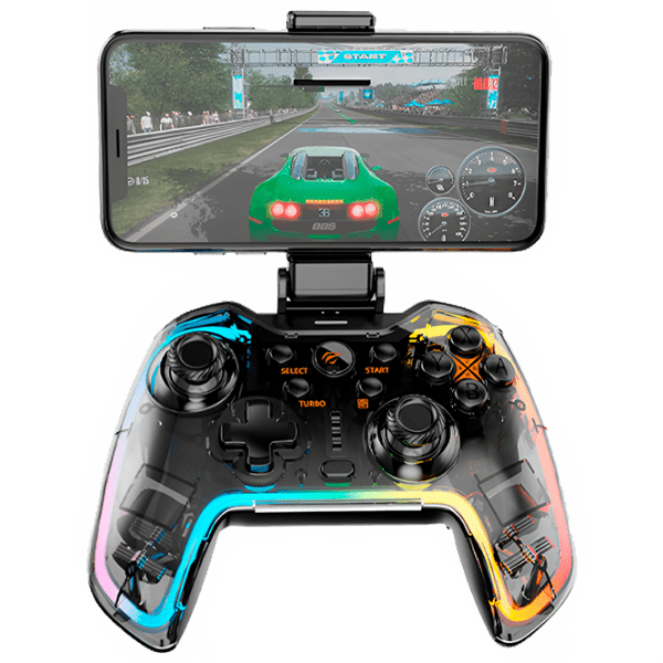 Геймпад Havit G158BT Pro Прозрачный Беспроводные / 16 buttons photo 1
