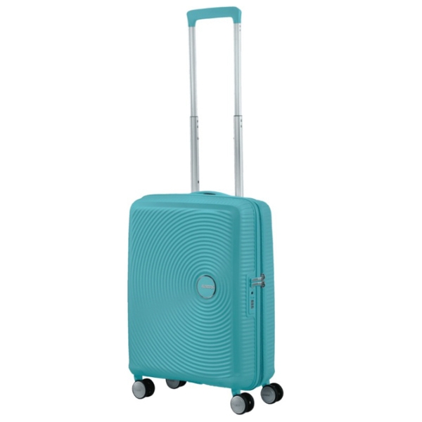 Чемодан American Tourister Soundbox Spinner Expandable Аквамариновый Tonic 35.5л   photo 2