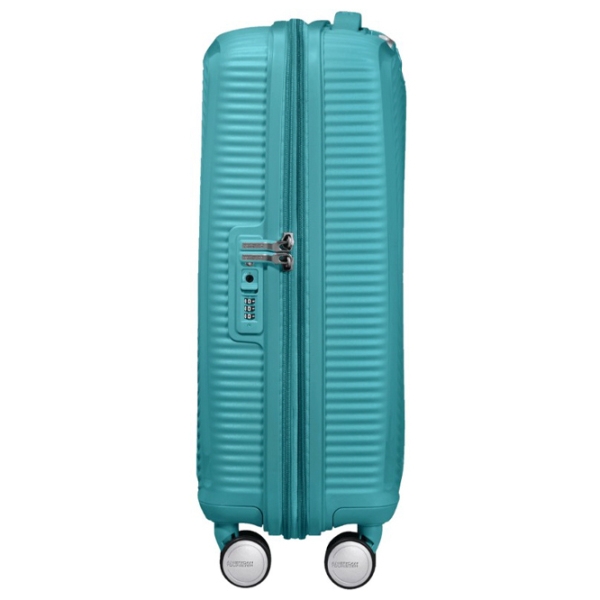 Чемодан American Tourister Soundbox Spinner Expandable Аквамариновый Tonic 35.5л   photo 3