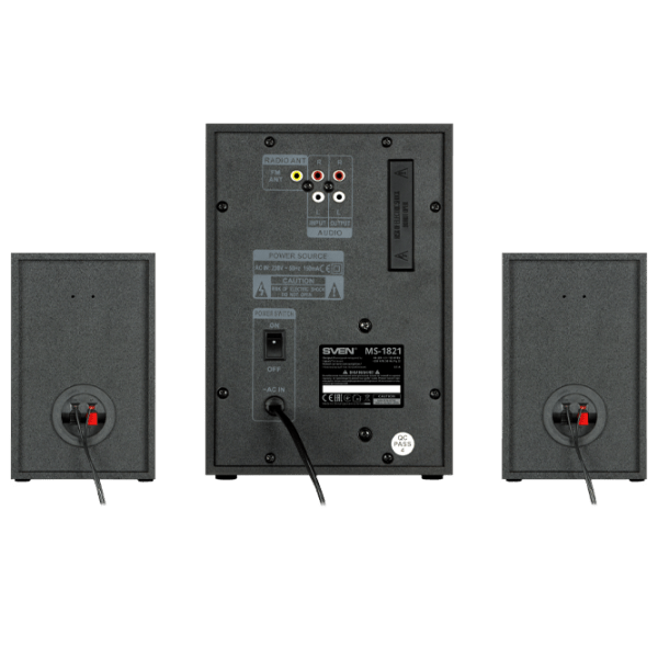 Sistem audio Sven MS-1821 Black  photo 3