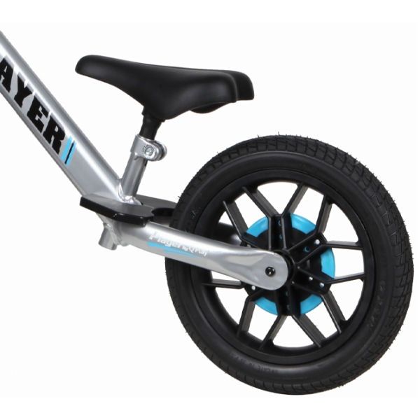 Bicicletă fără pedale Qplay Player 12" Blue Silver Oțel / Pentru copii photo 2