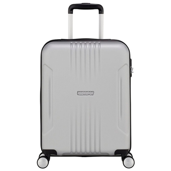 Чемодан American Tourister Tracklite Spinner Серебряный 34л   photo 3