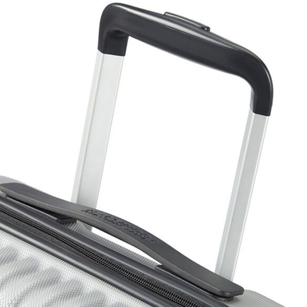 Чемодан American Tourister Tracklite Spinner Серебряный 34л   photo 6