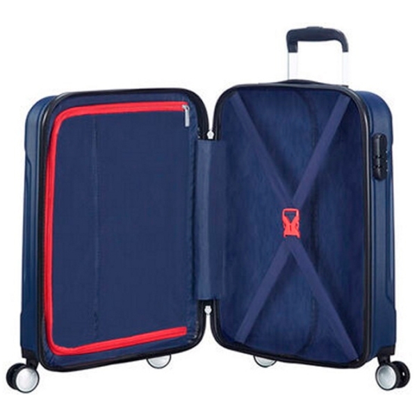 Чемодан American Tourister Tracklite Spinner Тёмно-синий Темный 34л   photo 6