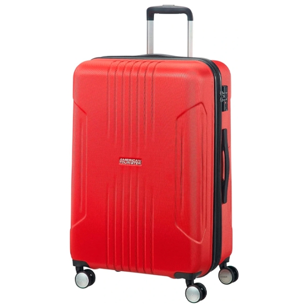 Чемодан American Tourister Tracklite Spinner Красный Flame 105л   photo 1