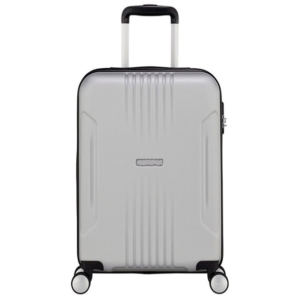 Чемодан American Tourister Tracklite Spinner Серебряный 71л   photo 3