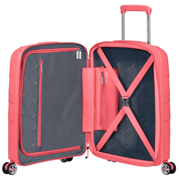 Valiză American Tourister Starvibe Spinner Expandable Coral Sun Kissed 37l   photo 5