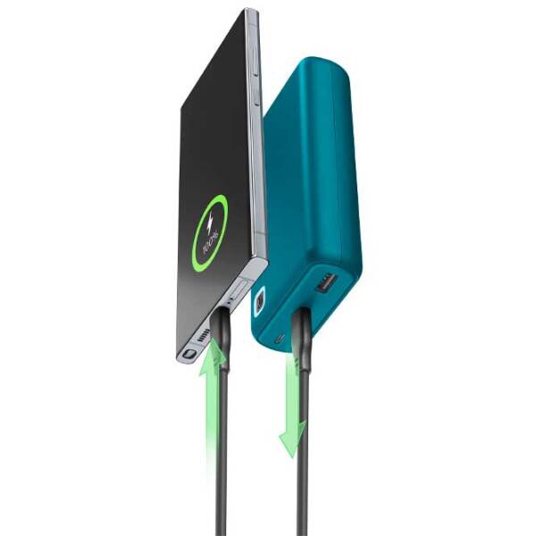Power Bank 20000 мАч Cellularline Essence Turbo (20 Вт) Зелёный  photo 5