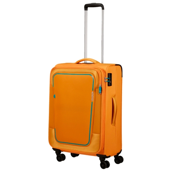 Чемодан American Tourister Pulsonic Spinner Expandable Желтый Sunset 64л   photo 2