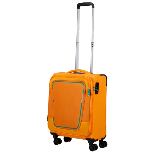 Valiză American Tourister Pulsonic Spinner Expandable Yellow Sunset 40l   photo 2