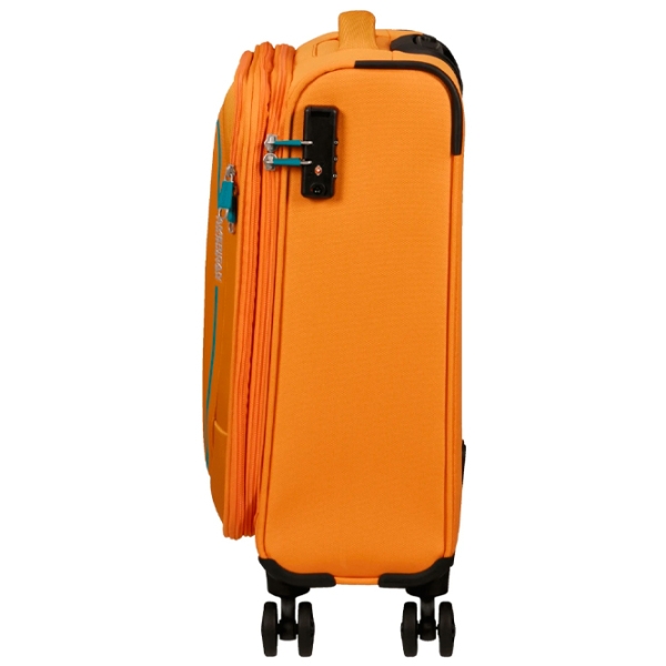 Valiză American Tourister Pulsonic Spinner Expandable Yellow Sunset 40l   photo 4