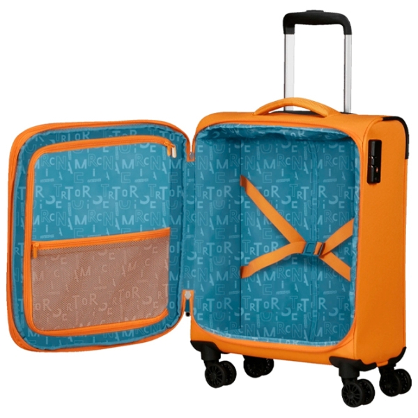 Valiză American Tourister Pulsonic Spinner Expandable Yellow Sunset 40l   photo 6