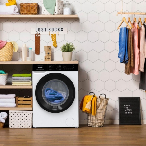 Mașină de spălat Gorenje WNHA74SAS/ UA White 7 kg, 1400 rpm, A photo 8