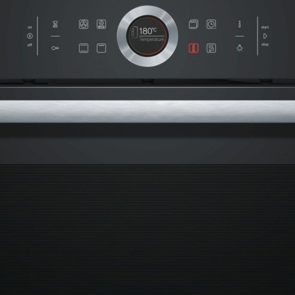 Cuptor încorporabil Bosch HBG632BB1S Black A+, 71 l photo 2
