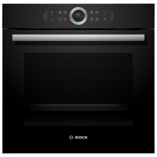 Cuptor încorporabil Bosch HBG672BB1S Black A+, 71 l photo 1