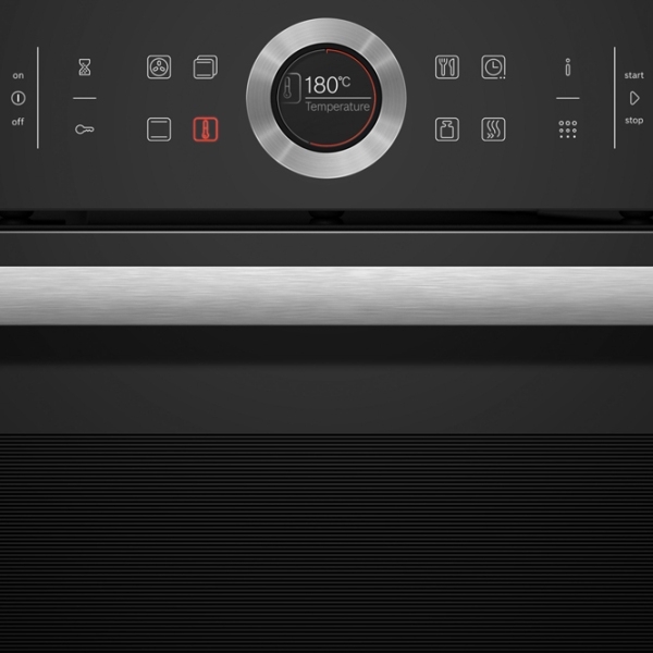 Cuptor încorporabil Bosch HBG672BB1S Black A+, 71 l photo 2