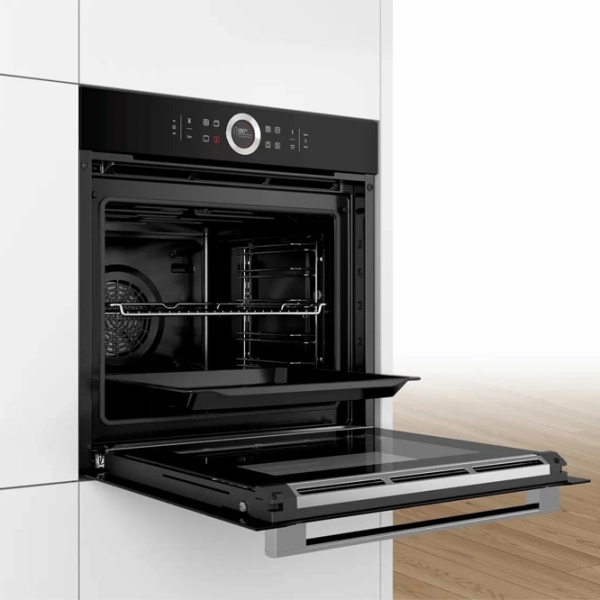 Cuptor încorporabil Bosch HBG672BB1S Black A+, 71 l photo 5