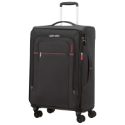 Valiză American Tourister Crosstrack Black Red 71.5l  