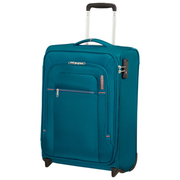 Чемодан American Tourister Crosstrack Тёмно-синий Оранжевый 42л   photo 1