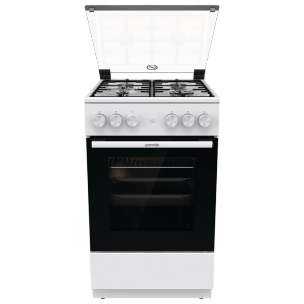 Aragaz Gorenje GGI5A21WH White Tipul plitei: Pe gaz, 67 l, Tipul cuptorului: Pe gaz photo 1