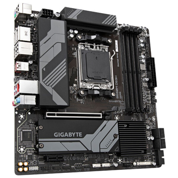 Материнская плата Gigabyte B650M DS3H mATX  photo 3