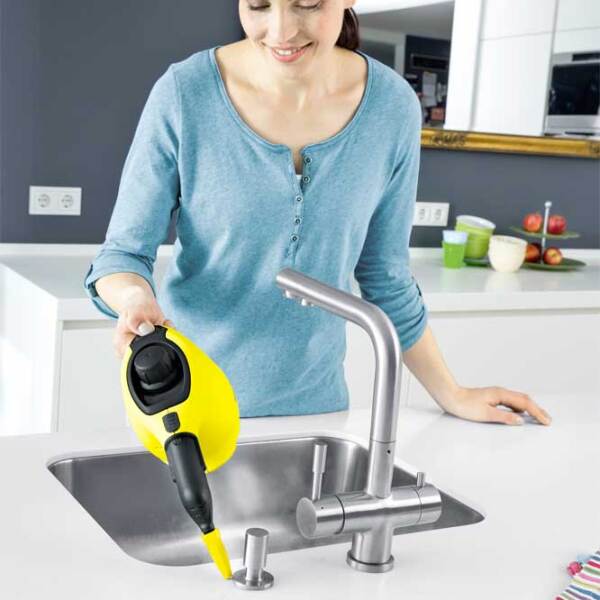Curățitor cu aburi KARCHER SC1 EasyFix Yellow 1200 W, 15 g/ min, 0.2 l photo 7