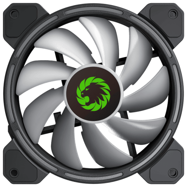 Ventilator de carcasă Gamemax FN-12Rainbow-D Black  photo 1