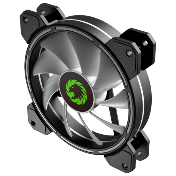 Ventilator de carcasă Gamemax FN-12Rainbow-D Black  photo 2