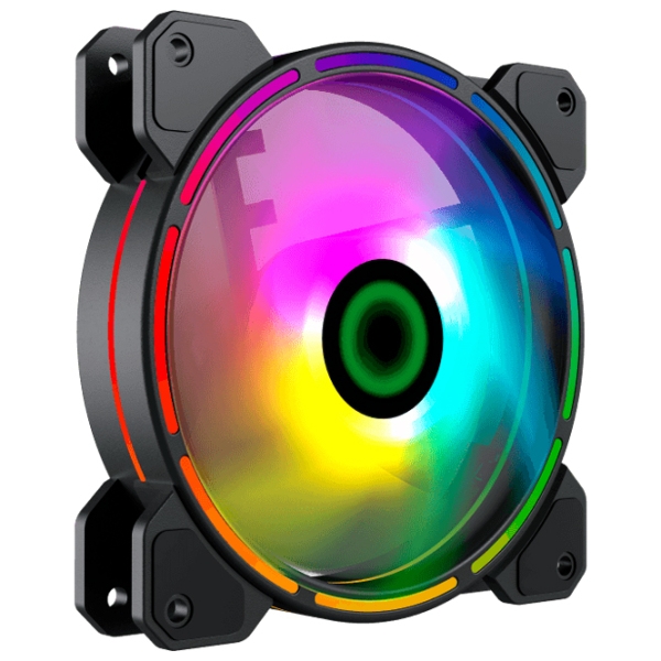 Ventilator de carcasă Gamemax FN-12Rainbow-D Black  photo 4