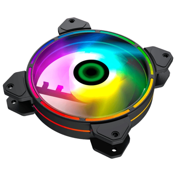 Ventilator de carcasă Gamemax FN-12Rainbow-D Black  photo 5