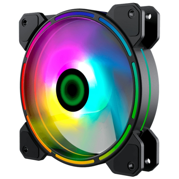Ventilator de carcasă Gamemax FN-12Rainbow-D Black  photo 6