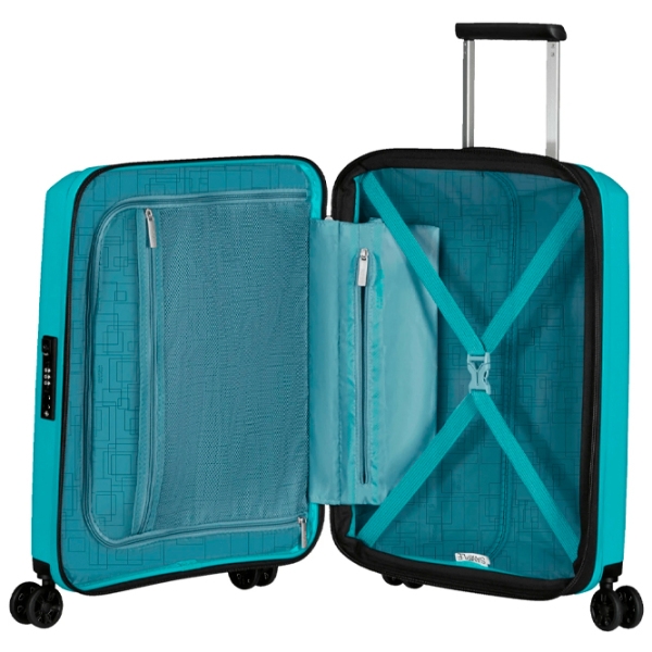 Чемодан American Tourister Aerostep Spinner Аквамариновый Tonic 36л   photo 7