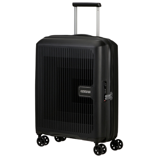 Чемодан American Tourister Aerostep Spinner Черный 36л   photo 1