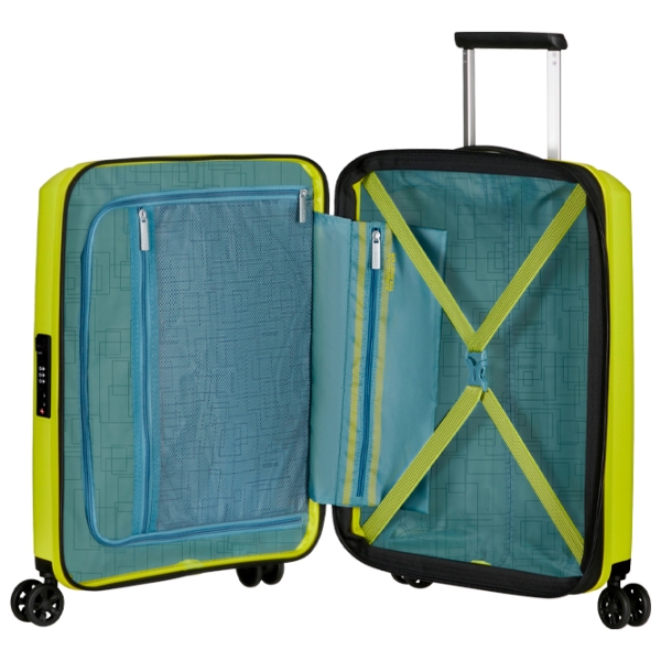 Чемодан American Tourister Aerostep Spinner Лаймовый Светлый 36л   photo 6