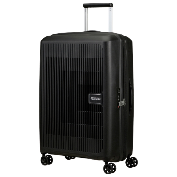 Чемодан American Tourister Aerostep Spinner Черный 66л   photo 1