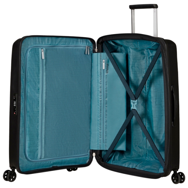 Чемодан American Tourister Aerostep Spinner Черный 66л   photo 6