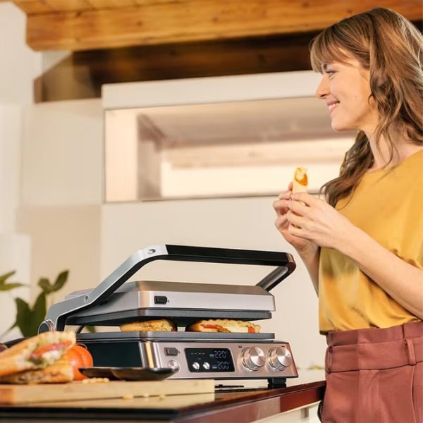 Grill electric Braun CG7044 Inox 2000 W, Contact, Barbecue,  photo 5