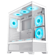 Корпус Gamemax VISTA AW Белый ITX