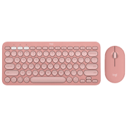 Tastatura & Mouse Logitech Pebble 2 Combo Rose Home and Office, Fără fir