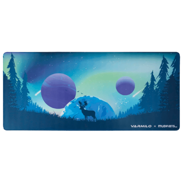Covoraș pentru mouse Varmilo Aurora XL Multicolor Blue 900 x 400 x 3 mm photo 1