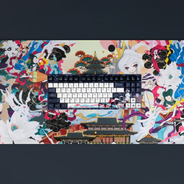 Covoraș pentru mouse Varmilo Chang'e Guanghan Palace XL 34415 Multicolor 900 x 400 x 3 mm photo 2