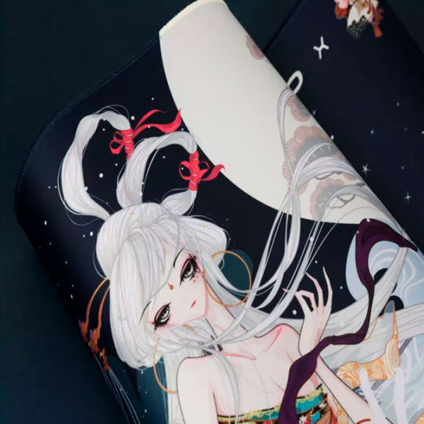 Covoraș pentru mouse Varmilo Chang'e Flying to the Moon XL Multicolor Blue 900 x 400 x 3 mm photo 3