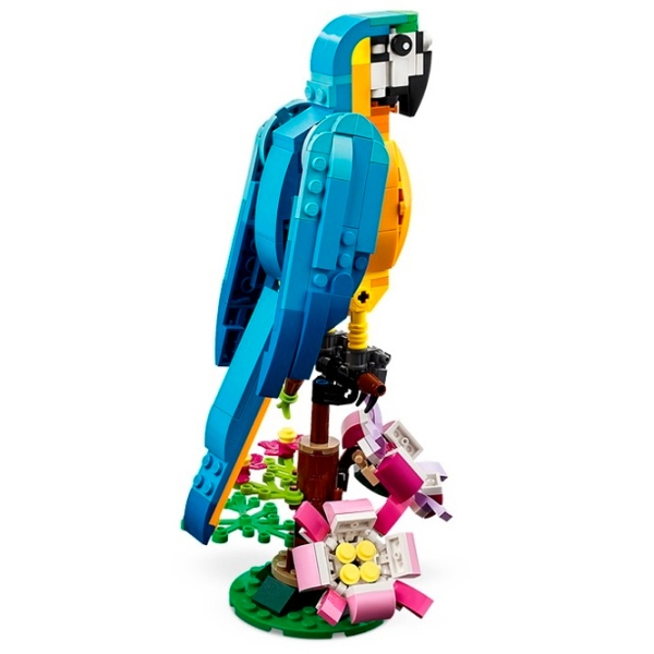 Constructor LEGO Exotic Parrot Multicolor Numărul de piese 253, 7+ photo 3