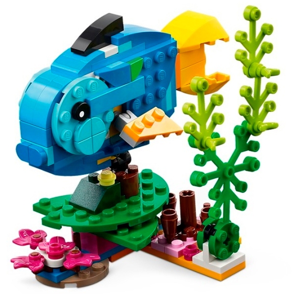 Constructor LEGO Exotic Parrot Multicolor Numărul de piese 253, 7+ photo 6