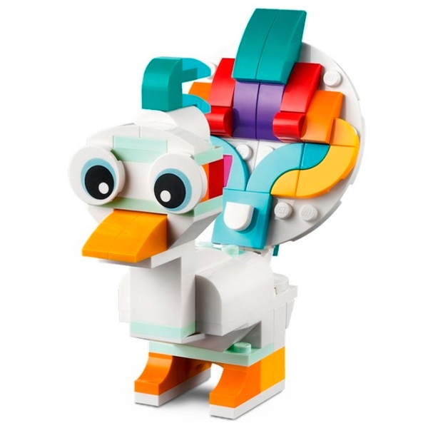 Constructor LEGO Magical Unicorn Multicolor Numărul de piese 145, 7+ photo 6