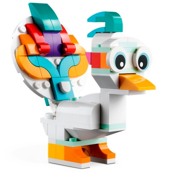 Constructor LEGO Magical Unicorn Multicolor Numărul de piese 145, 7+ photo 7