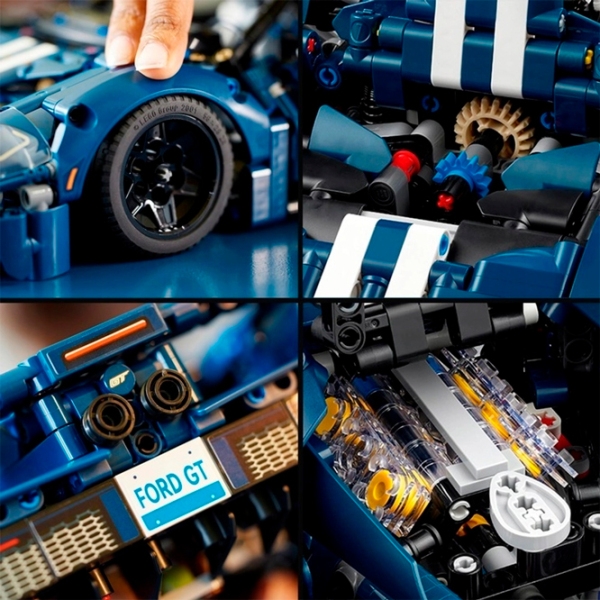 Конструктор LEGO 2022 Ford GT Синий Количество деталей 1468, 18+ photo 6