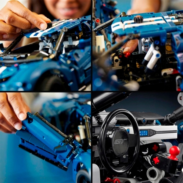Конструктор LEGO 2022 Ford GT Синий Количество деталей 1468, 18+ photo 8