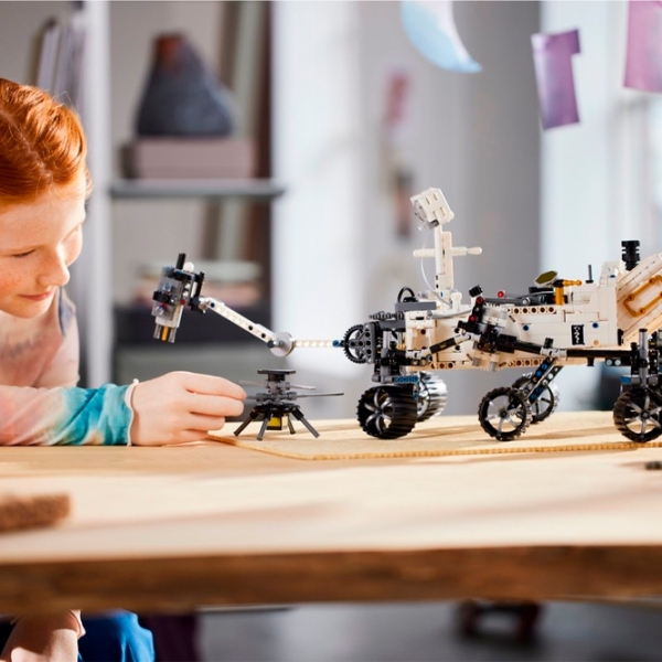 Конструктор LEGO NASA Mars Rover Perseverance Белый Количество деталей 1132, 10+ photo 7
