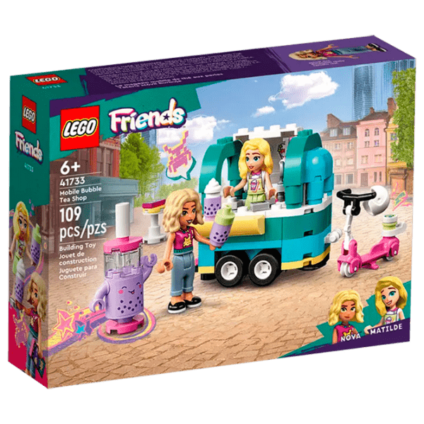 Constructor LEGO Mobile Bubble Tea Shop Multicolor Numărul de piese 109 , 6+ photo 1